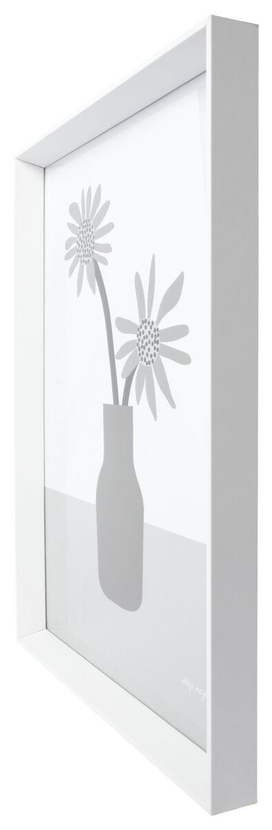 fotolijst hout 30x40 facetrand wit