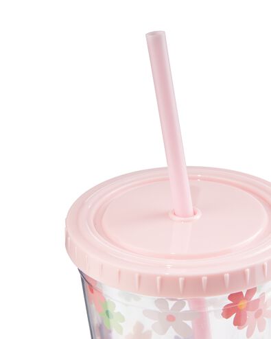 drinkbeker met rietje 450ml