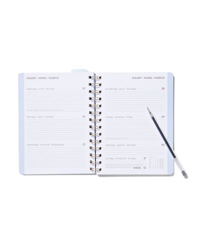 agenda met spiraal 2024 pastel 18.3x14