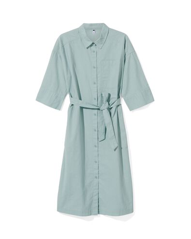 dames blousejurk Koa met linnen grijs