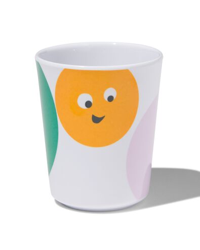 beker melamine gezichtjes 8cm