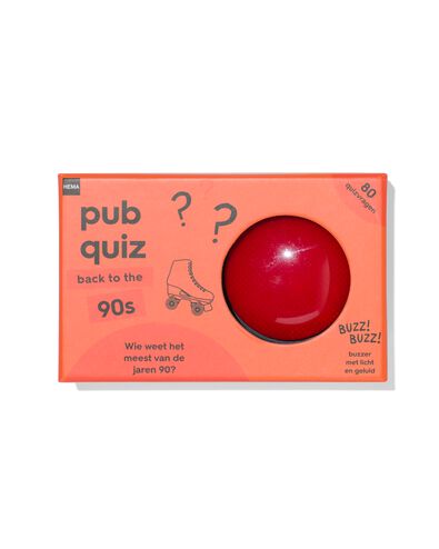 pubquiz '90s met buzzer