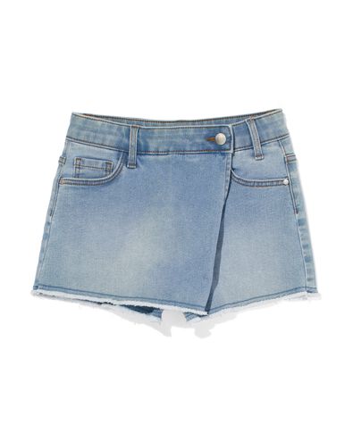 kinder broekrok denim lichtblauw