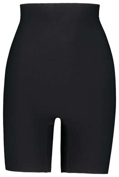 medium corrigerende biker extra hoge taille zwart