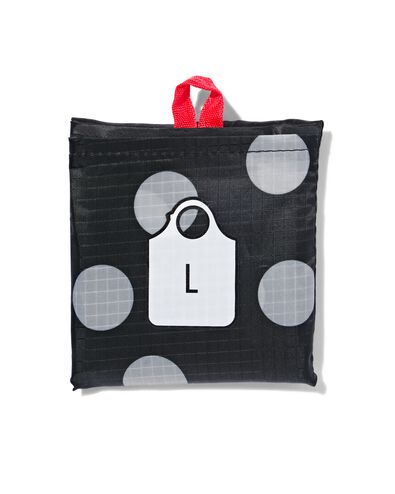 opvouwbare boodschappentas 48x43 zwart
