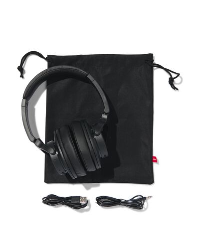 draadloze koptelefoon met noise cancelling zwart