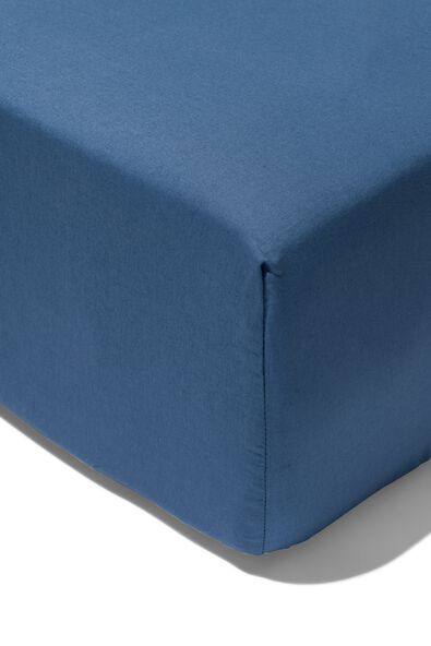 hoeslaken voor boxspring 160x200 zacht katoen blauw