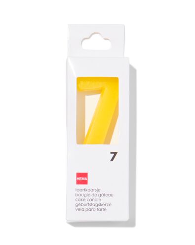 taartkaarsje cijfer 7