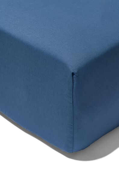 hoeslaken voor boxspring 90x200 zacht katoen blauw