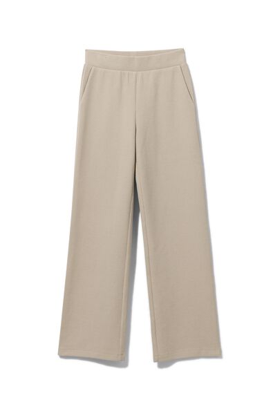dames broek Kacey structuur beige