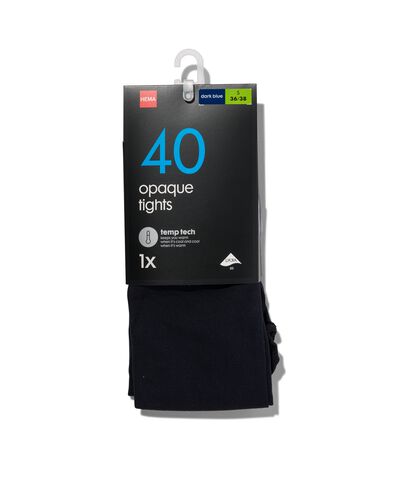 temp tech panty 40denier donkerblauw