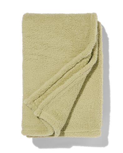 woonplaid teddy 130x150 groen