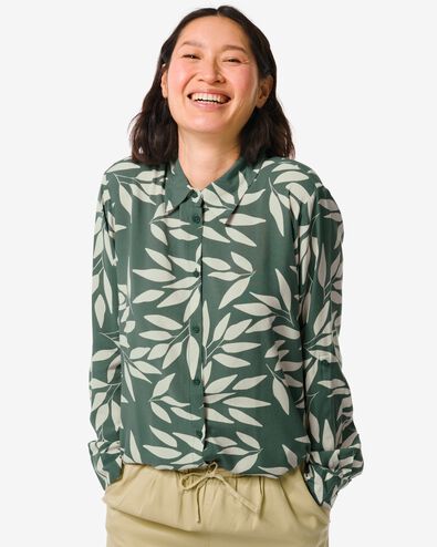 damesblouse Bobbie&nbsp;viscose groen