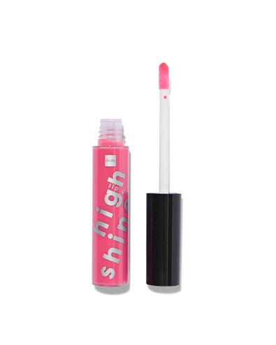 hoogglanzende lipgloss pink