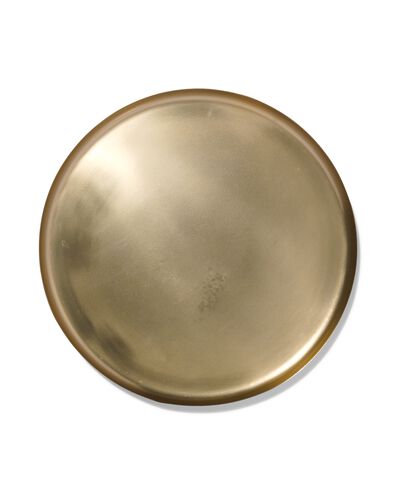 kaarsonderzetter - &Oslash; 33 cm - goud