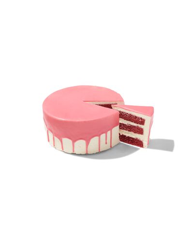 dripcake roze red velvet 16 p.