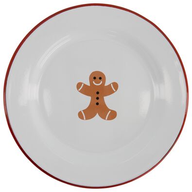 kinder kerstservies emaille bord &Oslash;22cm