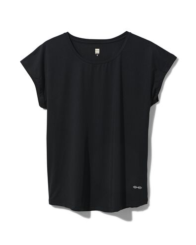 dames sportshirt zwart