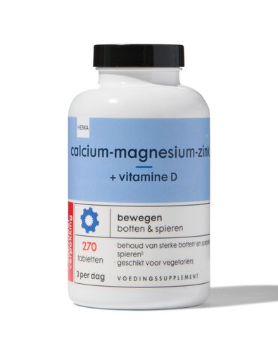 calcium-magnesium-zink + vitamine D - 270 stuks