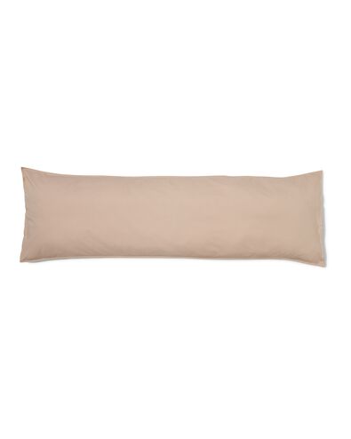 LINDA. kussensloop percal 50x160 bruisend beige