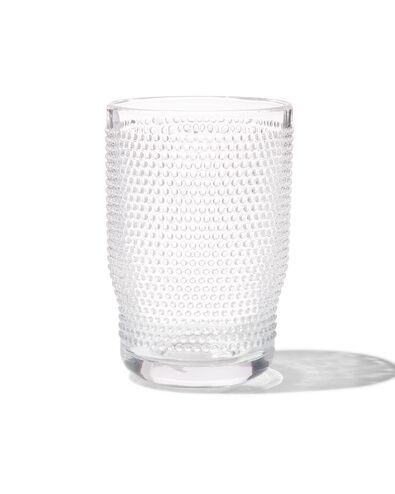 longdrink glas Bergen bolletjes reli&euml;f 340ml