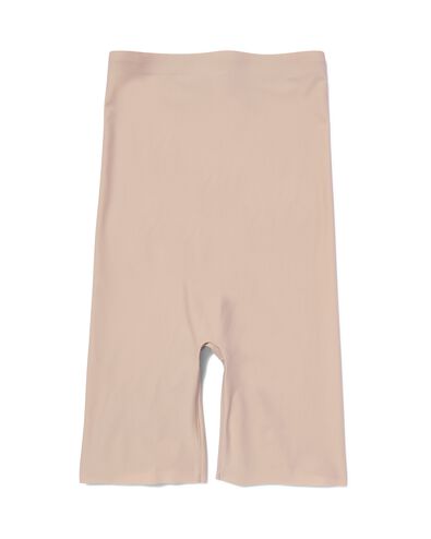 medium corrigerende biker extra hoge taille beige