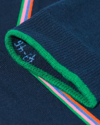 heren sokken met katoen - 2 paar donkerblauw
