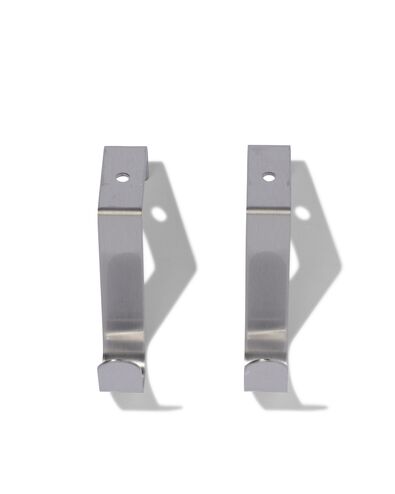 deurhaken rvs - 2 stuks