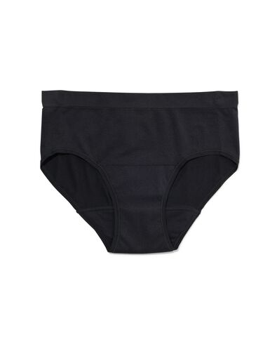 naadloze menstruatiehipster lichte absorptie zwart