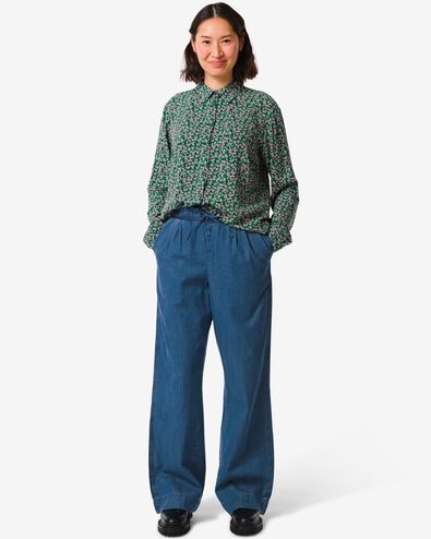 damesbroek Lola middenblauw