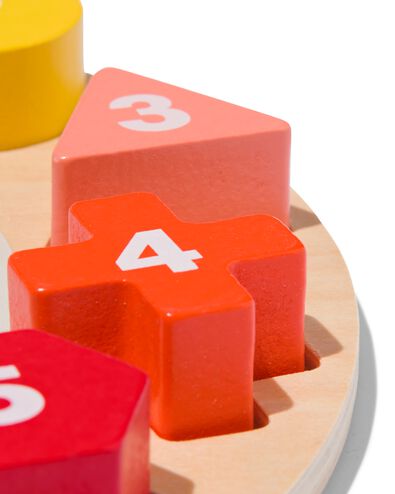 puzzel klok hout &Oslash;23cm