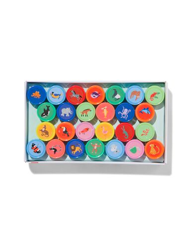 stempelset dieren - 26 stuks