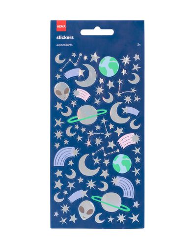 stickervellen sterren 19x10 - 3 stuks