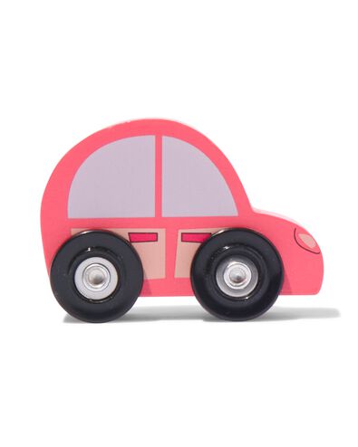 auto hout rood