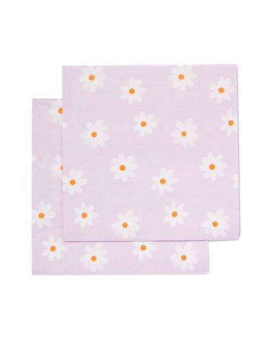 servetten 30x30 papier daisy - 20 stuks