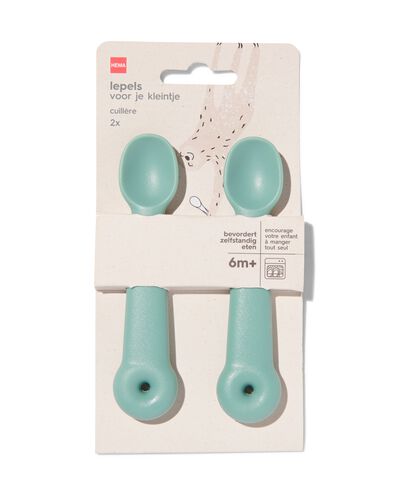 lepels blauw - 2 stuks