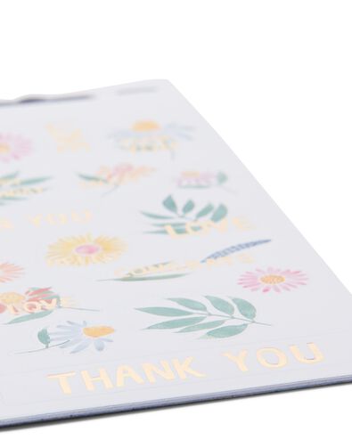 stickervellen bloemen 16x8 - 5 stuks