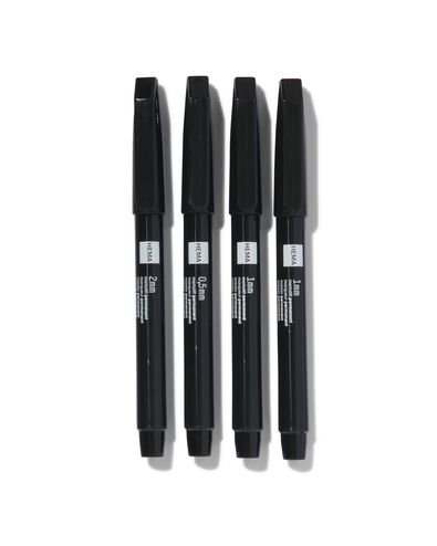 markers permanent 05-1-2mm - 4 stuks