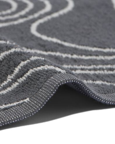 keukendoek - 50 x 50 - katoen - grijs golven