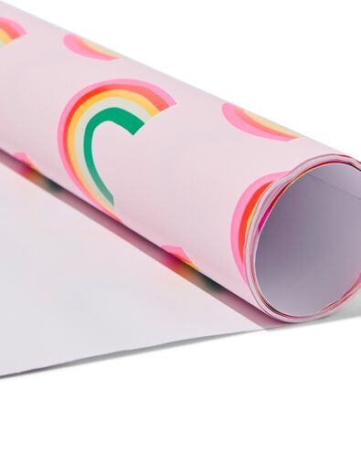 cadeaupapier regenboog 200x70