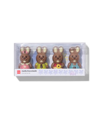 melkchocolade paashazen - 4 stuks