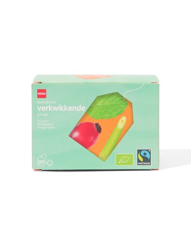biologische groene thee mango framboos - 20 stuks