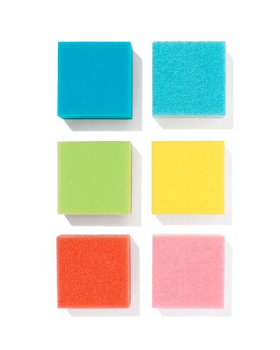 schuursponsjes 8x8x3 - 6 stuks