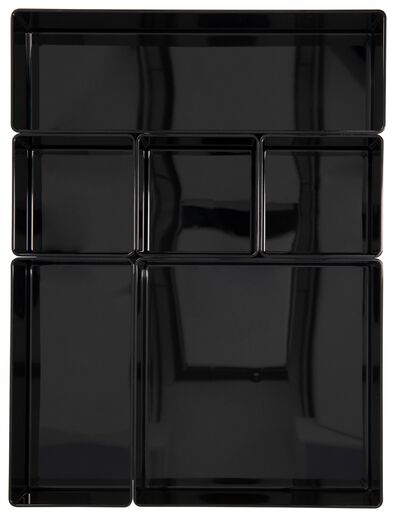 lade organizer 30x22.5x5.5 6-delig zwart