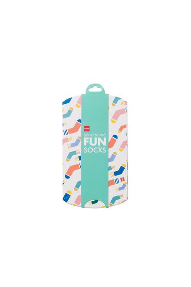 fun socks verzenddoos 15x12 wit