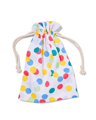 cadeauzakje van stof 28x20 stippen