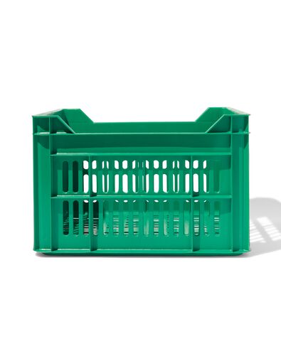 fietskrat recycled 30L groen 30x40x35