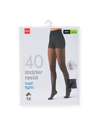 panty anti-ladder 40denier zwart