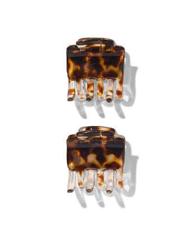 haarklemmen schildpad 4cm - 2 stuks