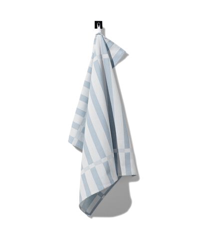 theedoek 65x65 katoen lichtblauw